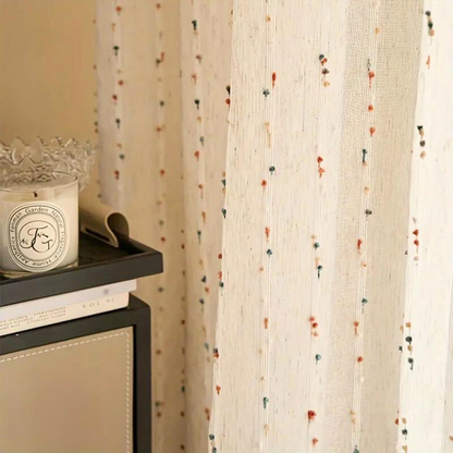 Sugar Bean Regnbåge Tyll Gardin