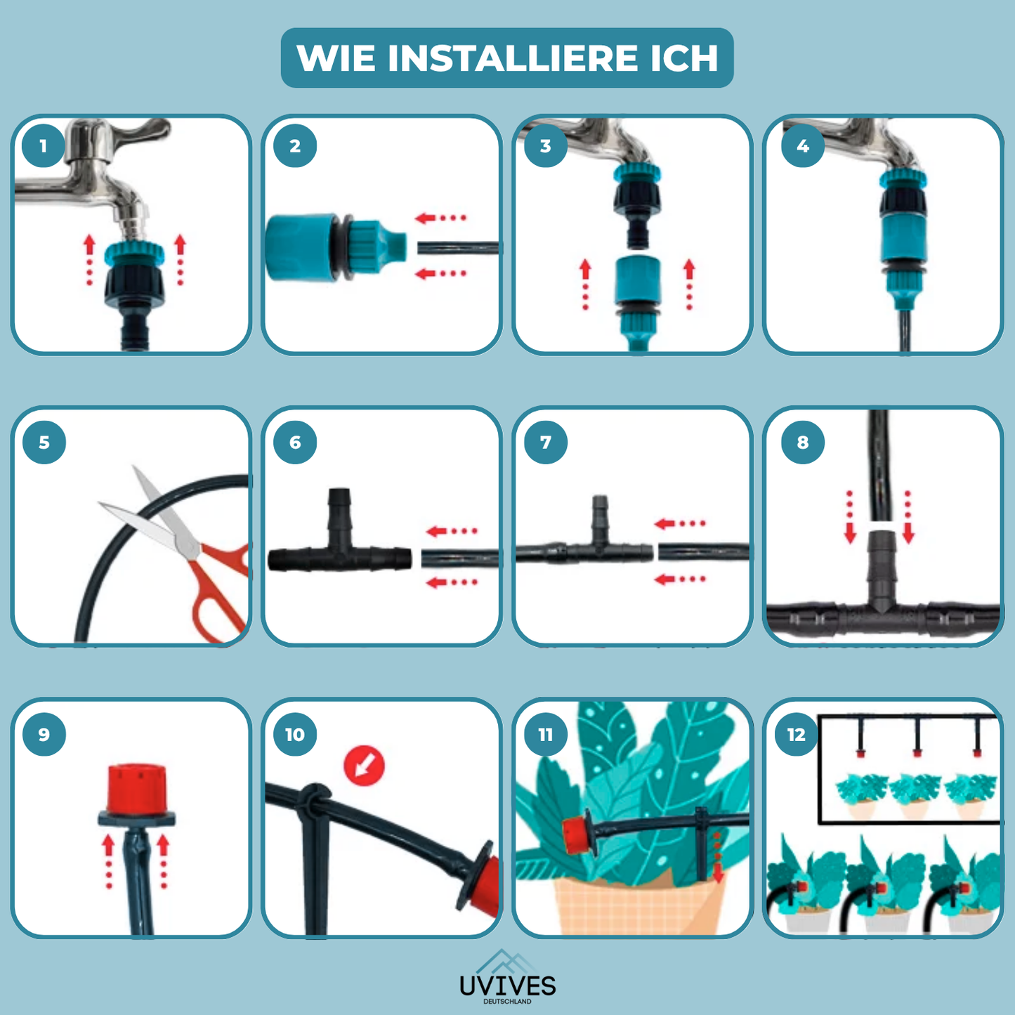 Carvallo – Droppbevattning gjort enkelt (100-pack)