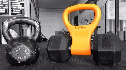 Kettlebell Hantelgrepp – Justerbart, Lättvikt GYM Utrustning Handtag för Reseträning, Passar Alla Hantlar