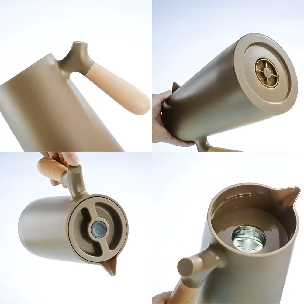 Carvallo – Isolerad Karaff med Trähandtag för Stilig Njutning