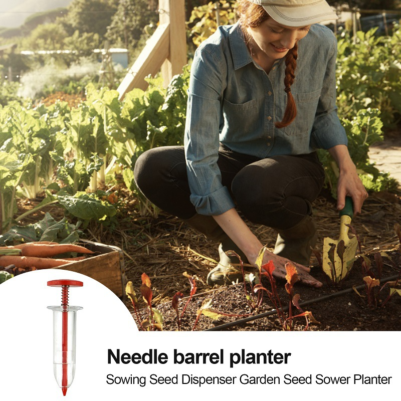 Nadel-Sam spridare för trädgård – Precis frödispenser för jämn sådd