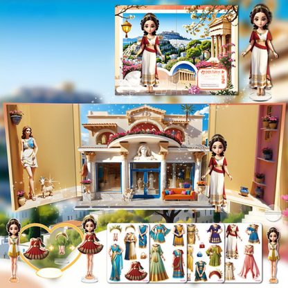 Fällbar Klädsetdocka Modeboutiquestaty