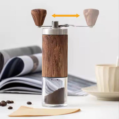 Trä Mekanisk Kaffekvarn