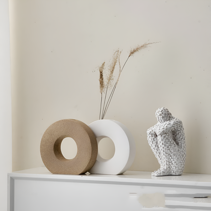Nordic minimalist style ceramic vase