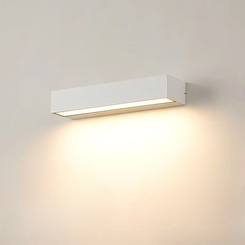 Stram Linjär LED Vägglampa Vit, Badrum/Sovrum/Vardagsrum Metall &amp; Akryl