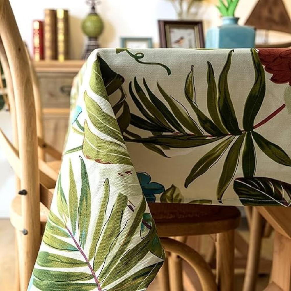 Monstera Leaves Bomullsduk