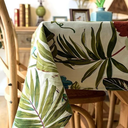 Monstera Leaves Bomullsduk