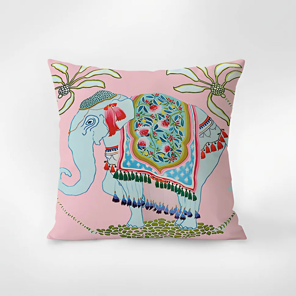 Zebra Tapestry Fringekuddeöverdrag