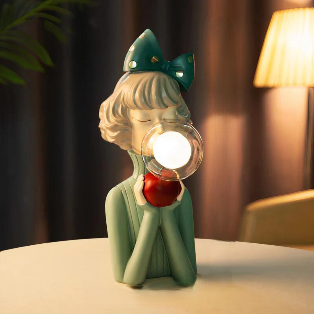 Bordslampa Resin Dekorativ Modern Flickdesign