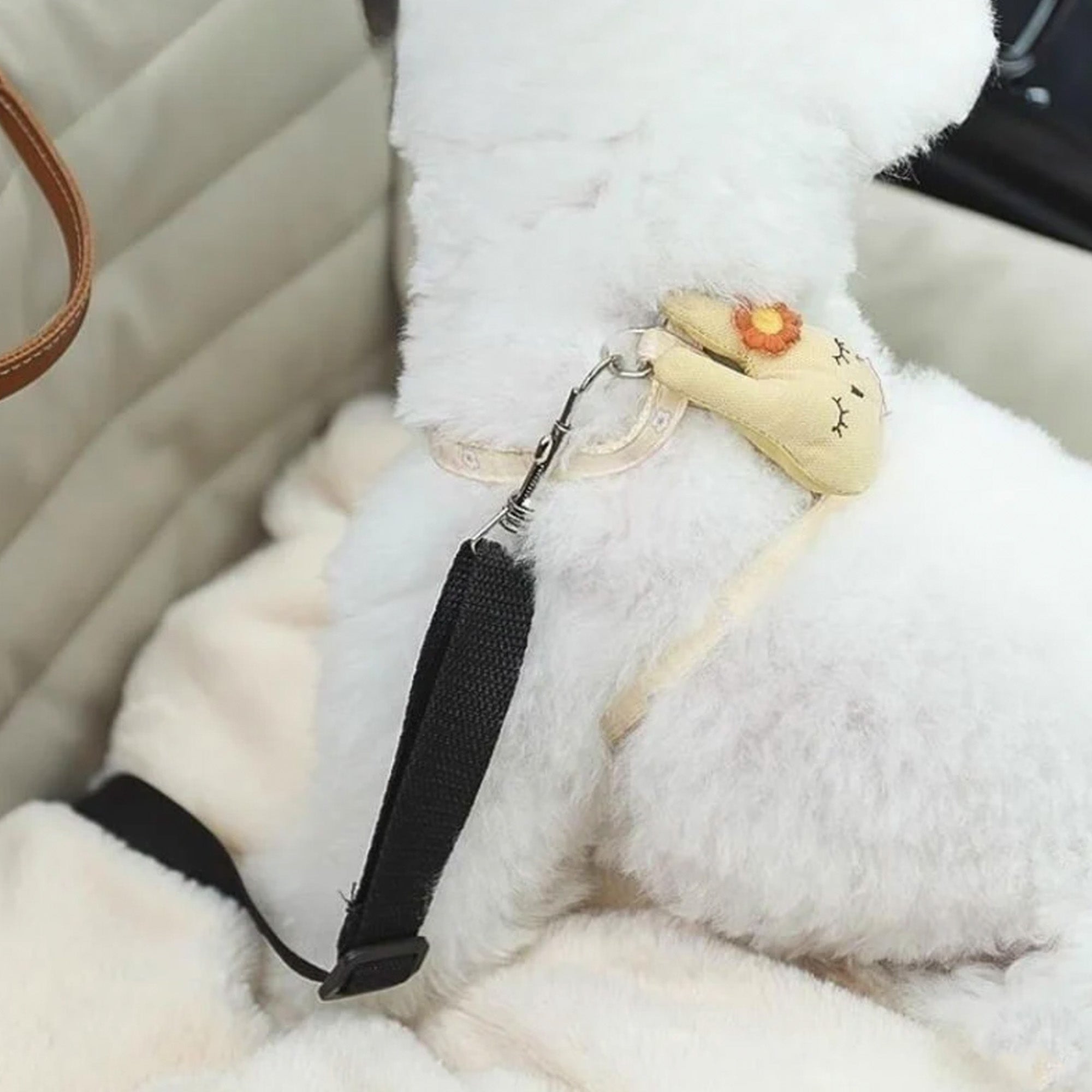 Faux läder hund bilsäte säng – Vattentålig, säker &amp; bekväm