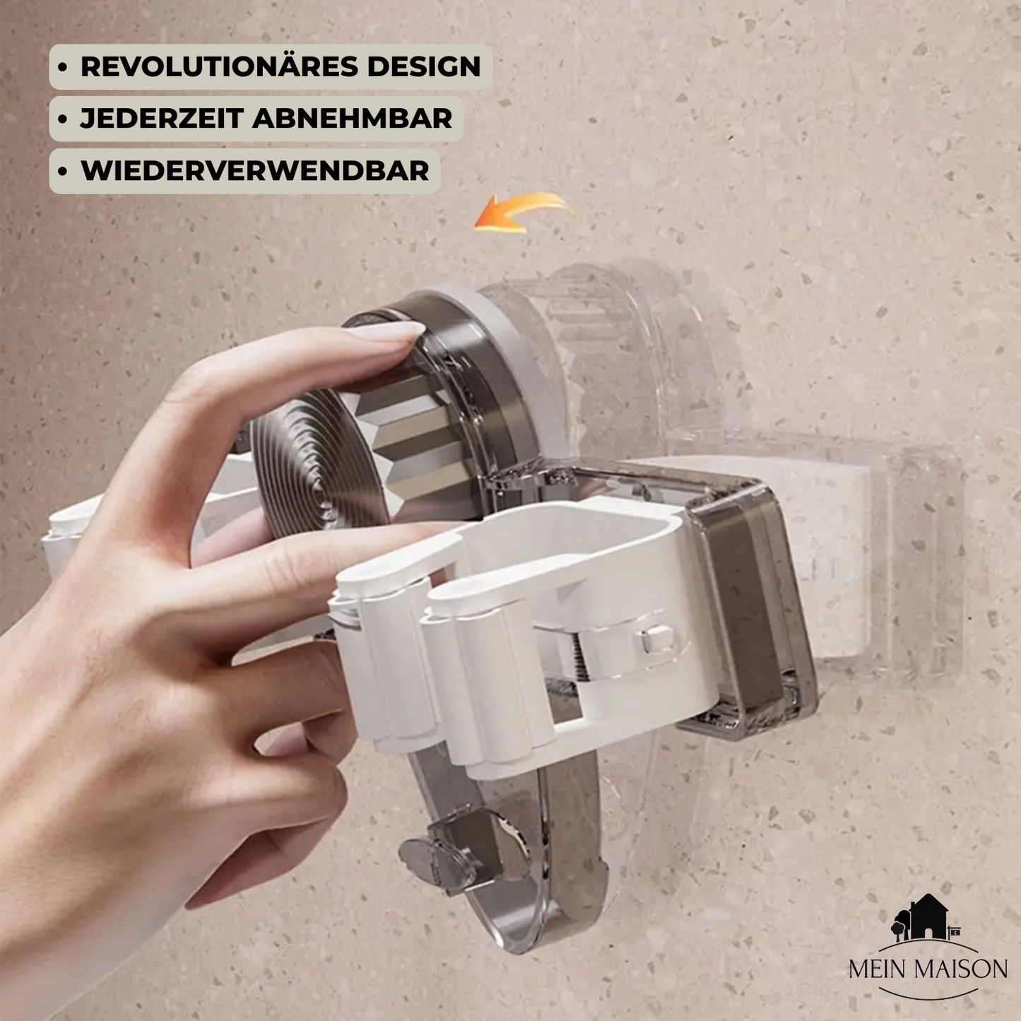 Carvallo | GripMates – Säker hållning för kvastar & mopp utan borrning