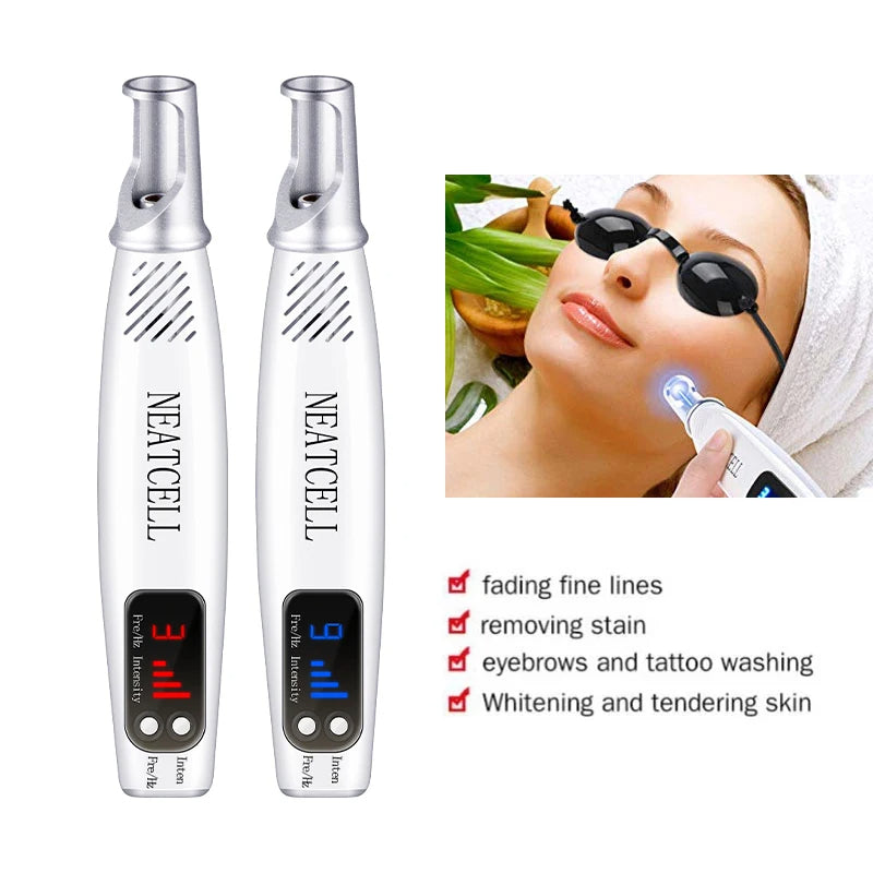Smart Tattoo Removal Laser Pen - Ta bort födelsemärken, fräknar, akne, tatuering