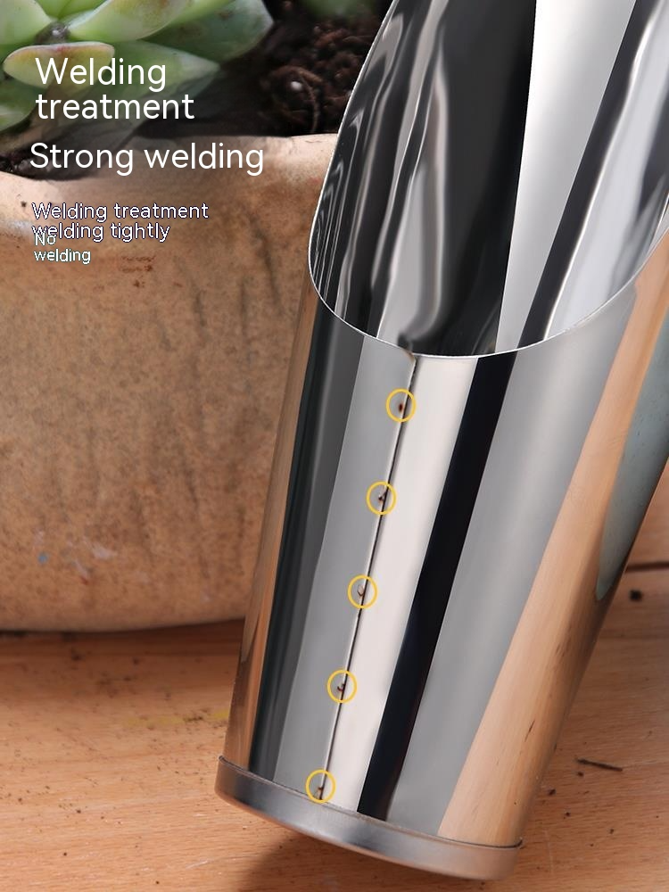 Rostfritt stålspade för blomjord – Robust planteringsspade för trädgård och balkong