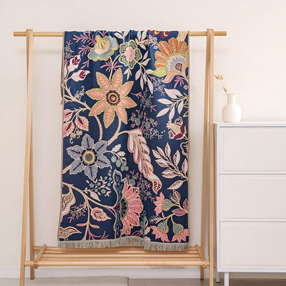 Vändbar Trädgårdsblomma Badhandduk
