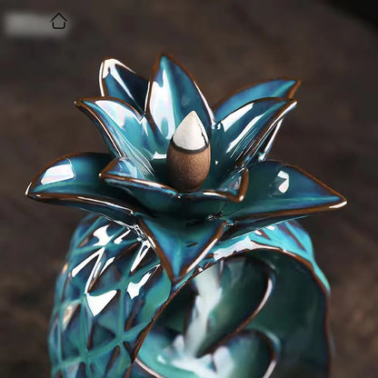 Carvallo - Ananasformad rökelsebrännare för avslappnande stämning