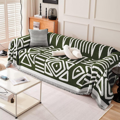 Geometrisk bohemisk stil sofföverdrag - Modern, stilfull och hållbart soffa skydd