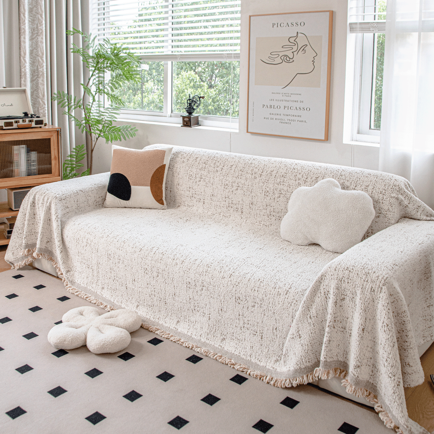 Sprinklade Prickar Sofföverdrag - Modernt, Stiligt &amp; Hållbart Soffskydd