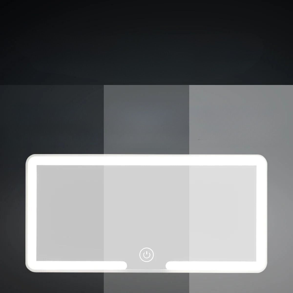 SunGlam Spegel - Justerbar LED Solskyddsmakeup Spegel för Bilar