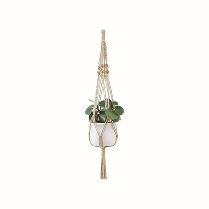 NatureKnot - Handwoven plant hanger for stylish gardens | 1+1 Free