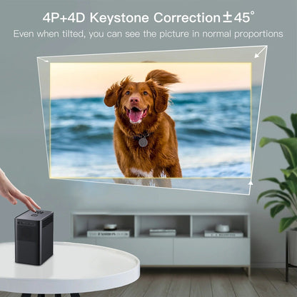 Android Wifi 4K Smart Bärbar Projektor