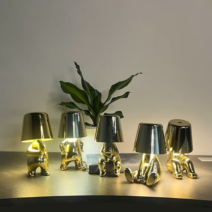 LuminAura - LED Bordslampa med Uppladdningsbart Batteri och Dimmbar Färgtemperatur