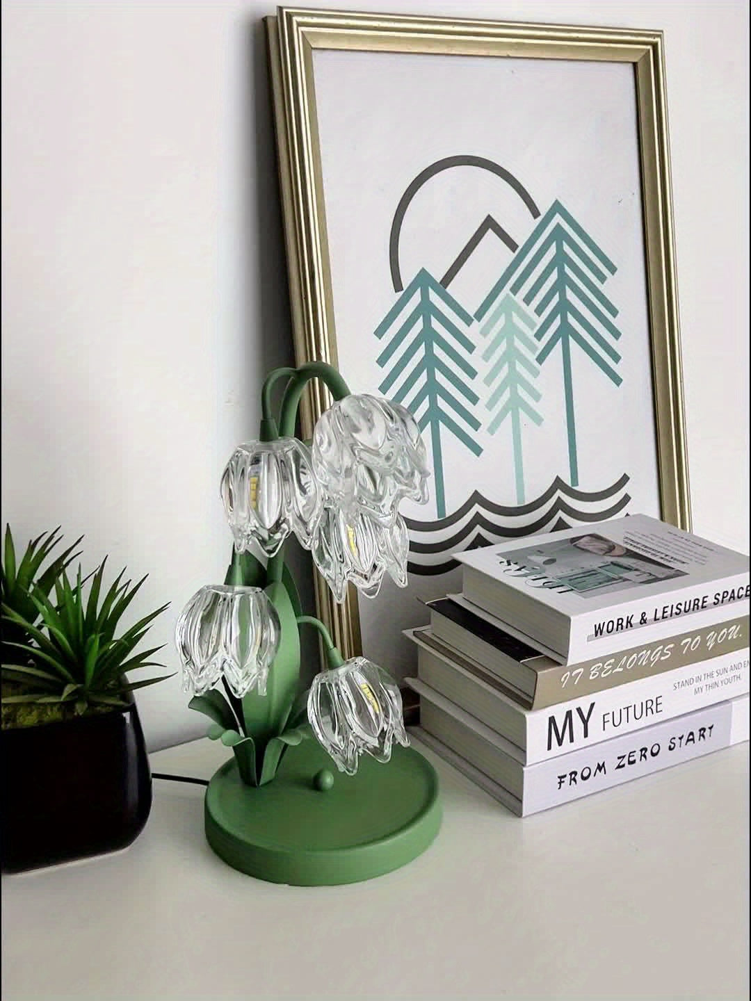 BellBloom - Elegant Bellflower LED Bordslampa