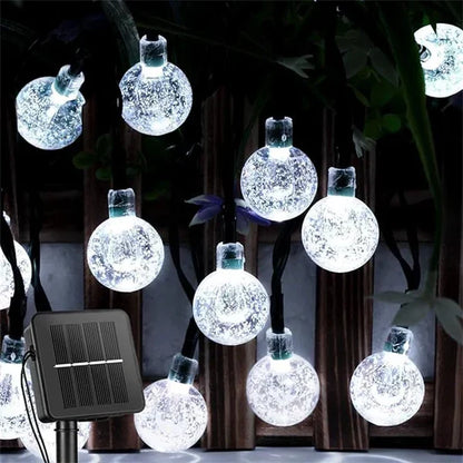 GlitterLuxe - Vattentäta solcell LED-ljusslingor