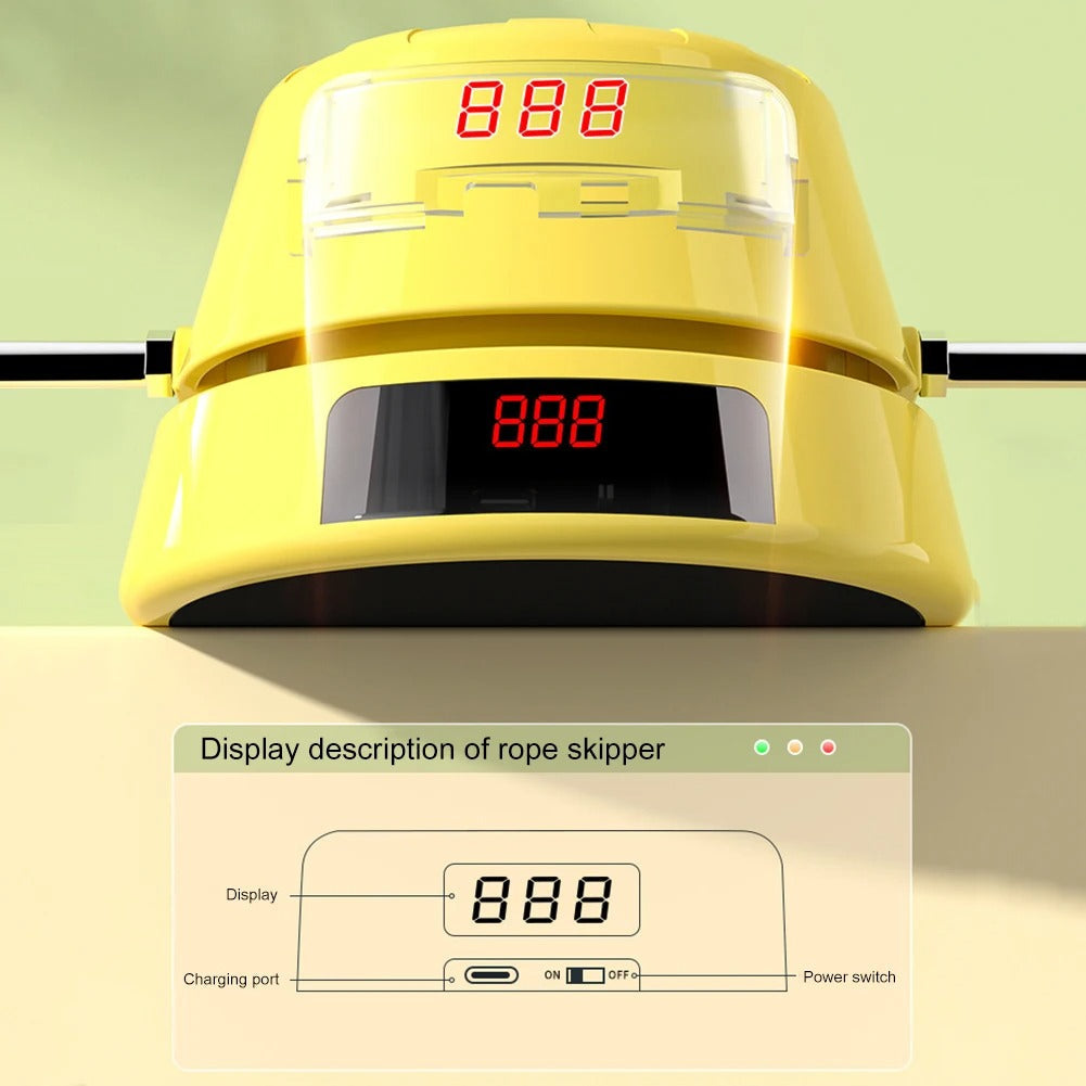 Smart Elektronisk Hopprep Maskin – Fjärrkontroll &amp; Digital Räknare Hopprep för Barn &amp; Vuxna