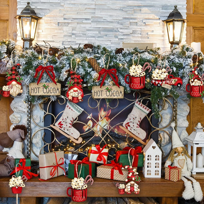 Festlig Glädje Ornament Set – För en Mysig Atmosfär