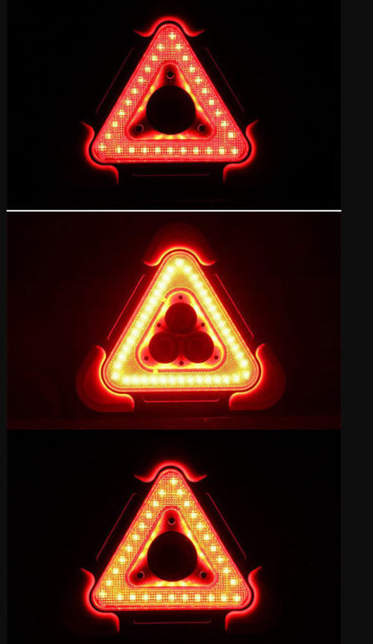 LED Nödbelysning Triangel Solsäkerhetslampa