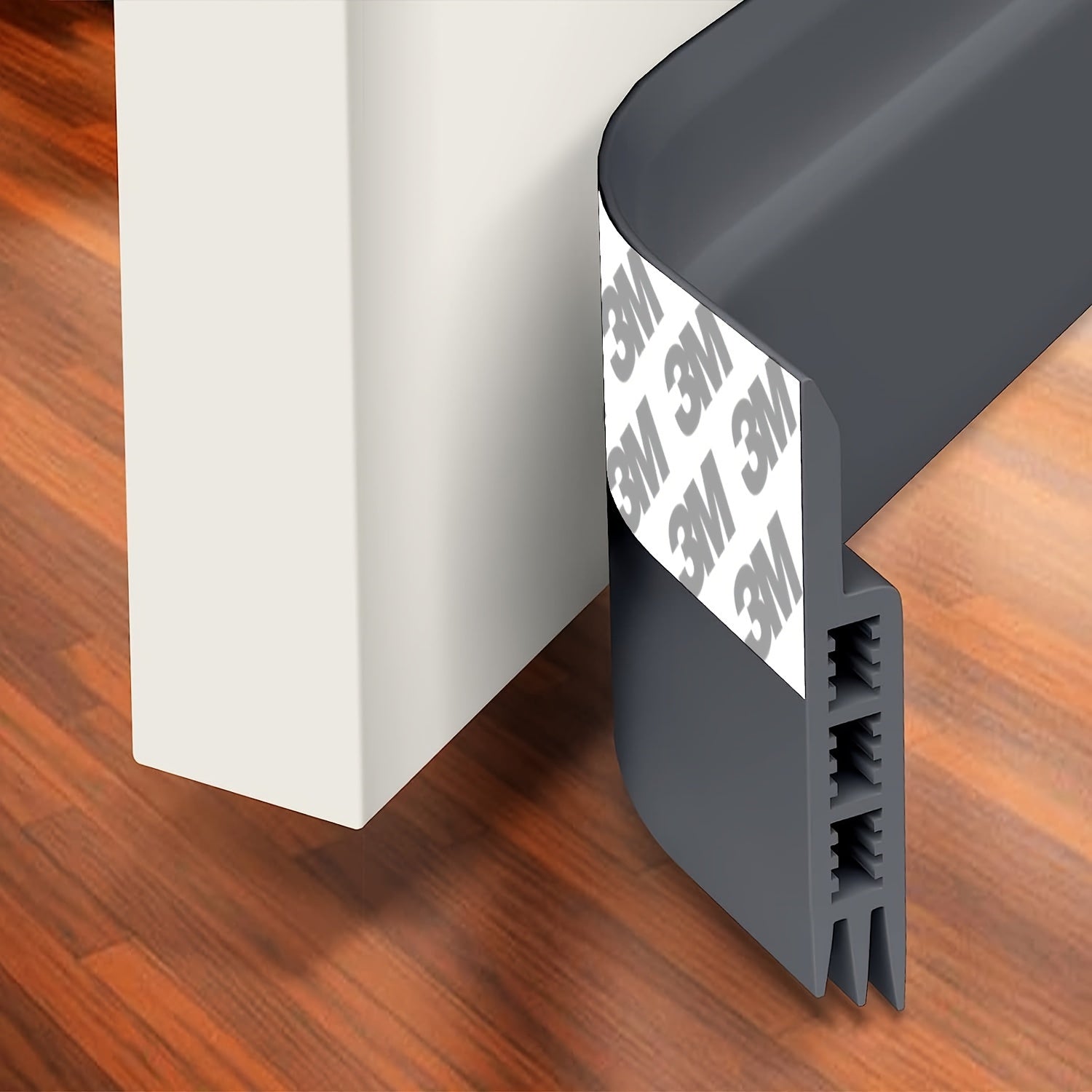 Draft Stopper för Dörr - Silikon Dörrsvep med Stark Adhesiv och Ljudisolering