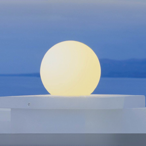 Dekorativ solkraftad trädgårdsglob LED utomhusbelysning