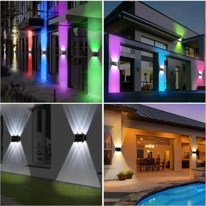Solenergidriven Vägglampa – Energibesparande Utomhus LED-lampa