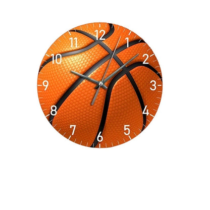 HoopsTime - Stille Basketbollar Klocka, Batteridriven