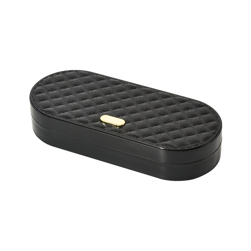 Carvallo Nähset i dubbel-etui | 20 färgglada spolar &amp; läder-måttband | Kompakt &amp; organiserat | 19,5×8,5×3,8 cm