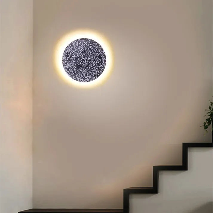 TerraGlow – Terrazzo Vägglampa för Modern Hallbelysning