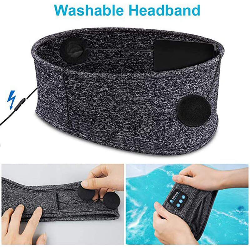 Sov Hörlurar | Trådlös Bluetooth Pannband för Sömna