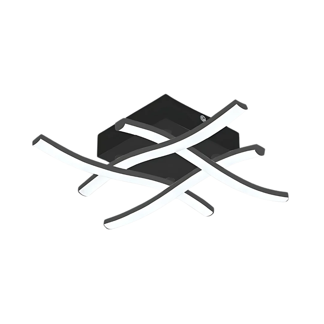 Carvallo - Taklampa med flytande böjd design och mjukt trefärgat ljus