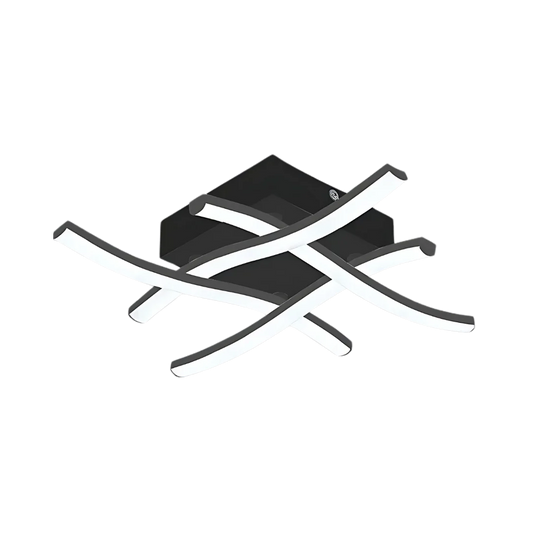 Carvallo - Taklampa med flytande böjd design och mjukt trefärgat ljus