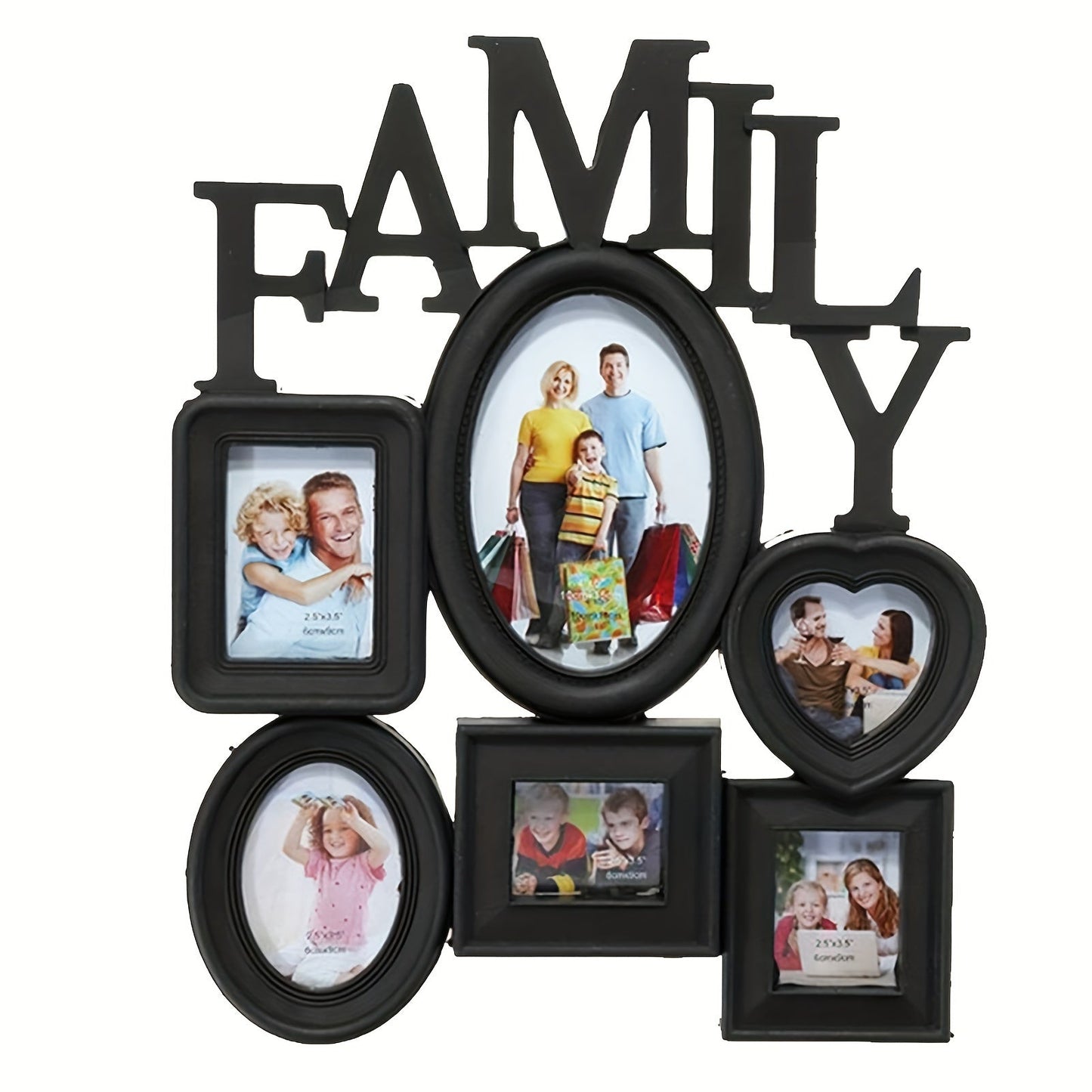 Väggkonst Familjefotoframeset Collage