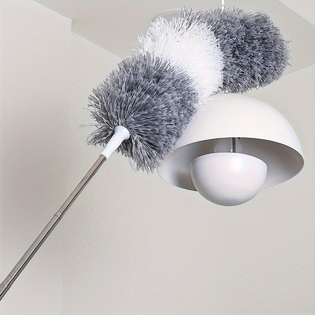Utbyggbar Mikrofiber Dammvippa – Tvättbar, Flexibel och Perfekt för Höga Tak