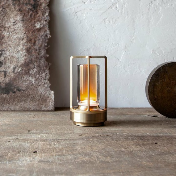 Carvallo – Elegant Dimmbar Bordslampa med Kristall Atmosfär