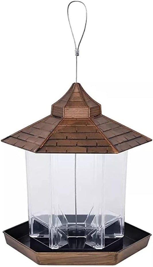 Fågelmatare Hängande Koppartak Utomhus