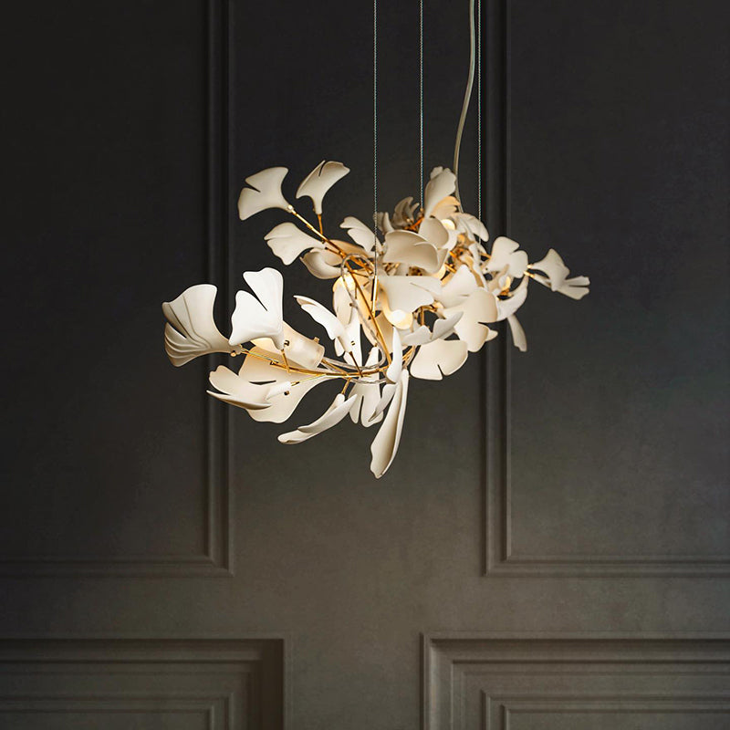 OliviaLeaf - Elegant taklampa i ginkgo-form