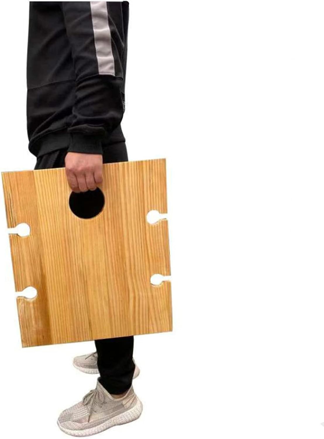 Carvallo Vinlora Weintisch FoldWood | Fällbar & Mobil | Av trä | Med flask- & glasstöd | För picknick, trädgård & camping