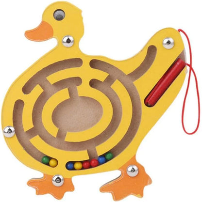 Animal Adventure Labyrint – Magnetiskt Träpussel