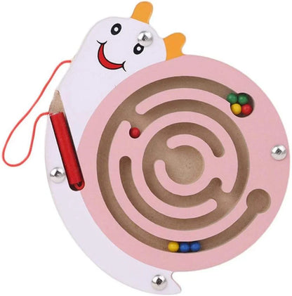 Animal Adventure Labyrint – Magnetiskt Träpussel