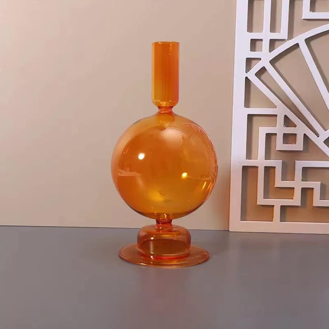 Royaleva Handgjorda Glasljushållare - Eleganta Dekorativa Accentbitar