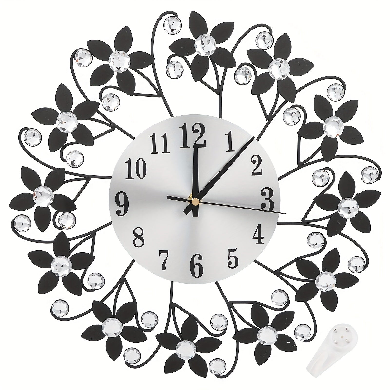 EleganceClock - Stille Dekorativ Väggklocka 14 Tum