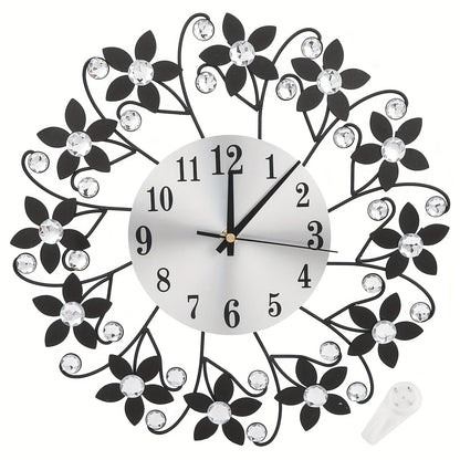 EleganceClock - Stille Dekorativ Väggklocka 14 Tum